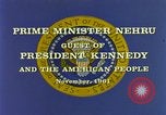 Image of President Kennedy and Indian PM Jawaharlal Nehru Newport Rhode Island USA, 1961, second 24 stock footage video 65675034034
