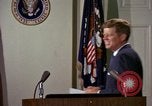 Image of US President John F Kennedy's address Washington DC USA, 1963, second 58 stock footage video 65675034037