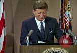 Image of President Kennedy's speech after Europe visit Washington DC USA, 1963, second 19 stock footage video 65675034038