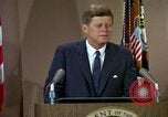 Image of President Kennedy's speech after Europe visit Washington DC USA, 1963, second 22 stock footage video 65675034038