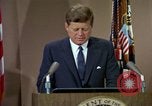 Image of President Kennedy's speech after Europe visit Washington DC USA, 1963, second 24 stock footage video 65675034038