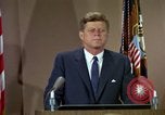 Image of President Kennedy's speech after Europe visit Washington DC USA, 1963, second 27 stock footage video 65675034038