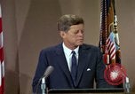 Image of President Kennedy's speech after Europe visit Washington DC USA, 1963, second 30 stock footage video 65675034038