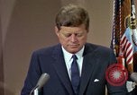 Image of President Kennedy's speech after Europe visit Washington DC USA, 1963, second 33 stock footage video 65675034038