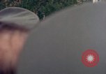Standbild US-Präsident John F Kennedy auf Terrasse Service Club Kaserne Fliegerhorst Post Hanau Deutschland, 1963, aus Sekunde 27 historischem Filmmaterial Videoclip 65675034041