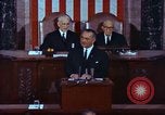 Image of Lyndon B Johnson addresses congress Washington DC USA, 1963, second 9 stock footage video 65675034070
