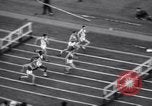 Standbild Athleten racing auf der Spur Evanston Illinois USA, 1938, aus Sekunde 13 historischem Filmmaterial Videoclip 65675034096