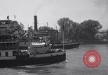 Image of Port of Stockton steamboat  Sacramento California USA, 1938, second 4 stock footage video 65675034097