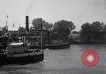Image of Port of Stockton steamboat  Sacramento California USA, 1938, second 8 stock footage video 65675034097