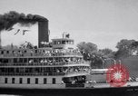 Image of Port of Stockton steamboat  Sacramento California USA, 1938, second 18 stock footage video 65675034097