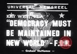 Standbild Roosevelt spricht sich gegen Expansionismus aus Key West Florida USA, 1939, aus Sekunde 7 historischem Filmmaterial Videoclip 65675034116