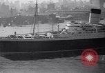 Standbild Neues Schiff RMS Mauretania New York United States USA, 1939, aus Sekunde 43 historischem Filmmaterial Videoclip 65675034120