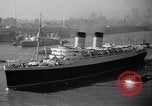 Standbild Neues Schiff RMS Mauretania New York United States USA, 1939, aus Sekunde 50 historischem Filmmaterial Videoclip 65675034120