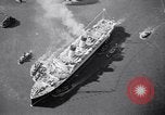 Standbild Neues Schiff RMS Mauretania New York United States USA, 1939, aus Sekunde 58 historischem Filmmaterial Videoclip 65675034120