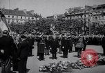 Standbild Trauerfeier für das französische U-Boot Phenix Le Havre Frankreich, 1939, aus Sekunde 39 historischem Filmmaterial Videoclip 65675034121