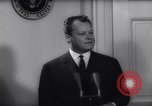 Image of Willy Brandt and John F Kennedy Washington DC USA, 1961, second 52 stock footage video 65675034136