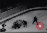 Image of ice hockey match Geneva Switzerland, 1961, second 28 stock footage video 65675034138