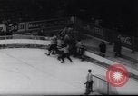 Image of ice hockey match Geneva Switzerland, 1961, second 39 stock footage video 65675034138