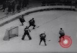 Image of ice hockey match Geneva Switzerland, 1961, second 61 stock footage video 65675034138