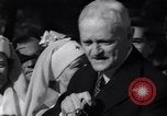 Image of John J Pershing cuts cake Washington DC USA, 1936, second 15 stock footage video 65675034144