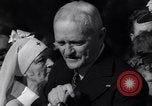 Image of John J Pershing cuts cake Washington DC USA, 1936, second 16 stock footage video 65675034144