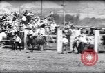 Immagine di Cavallo e bull ride San Jose California USA, 1961, secondo 17 filmato di repertorio 65675034156