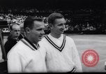 Image of Rod Laver and Chuck McKinley London England United Kingdom, 1961, second 24 stock footage video 65675034167