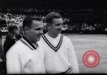 Image of Rod Laver and Chuck McKinley London England United Kingdom, 1961, second 25 stock footage video 65675034167