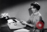 Image of electric typewriter New York United States USA, 1961, second 6 stock footage video 65675034189