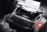 Image of electric typewriter New York United States USA, 1961, second 7 stock footage video 65675034189