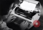 Image of electric typewriter New York United States USA, 1961, second 8 stock footage video 65675034189