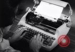 Image of electric typewriter New York United States USA, 1961, second 9 stock footage video 65675034189