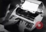 Image of electric typewriter New York United States USA, 1961, second 11 stock footage video 65675034189