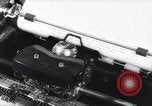 Image of electric typewriter New York United States USA, 1961, second 13 stock footage video 65675034189