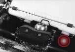 Image of electric typewriter New York United States USA, 1961, second 14 stock footage video 65675034189