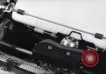 Image of electric typewriter New York United States USA, 1961, second 15 stock footage video 65675034189