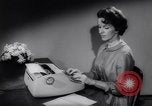 Image of electric typewriter New York United States USA, 1961, second 46 stock footage video 65675034189