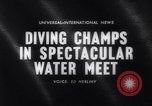 Image championnat de natation Reutlingen Allemagne, 1961, de la seconde 4 séquences d'archives historiques vidéo 65675034199