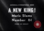 Immagine di Roger Maris New York City USA, 1961, secondo 1 filmato di repertorio 65675034210
