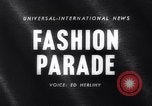 Image of fashion parade Germany, 1962, second 3 stock footage video 65675034215