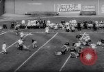 Image of American football match New York City USA, 1962, second 33 stock footage video 65675034216