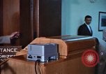 Standbild russischen Teletype Maschine Washington DC USA, 1963, aus Sekunde 5 historischem Filmmaterial Videoclip 65675034232
