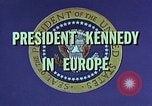 Immagine di John F Kennedy Parigi Francia, 1961, secondo 47 filmato di repertorio 65675034252