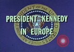 Immagine di John F Kennedy Parigi Francia, 1961, secondo 49 filmato di repertorio 65675034252