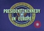 Immagine di John F Kennedy Parigi Francia, 1961, secondo 51 filmato di repertorio 65675034252