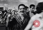 Image of Cubans celebrate takeover by Fidel Castro revolutionaries Havana Cuba, 1959, second 14 stock footage video 65675034277