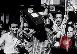 Image of Cubans celebrate takeover by Fidel Castro revolutionaries Havana Cuba, 1959, second 46 stock footage video 65675034277