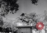 Image of statue of Simon Bolívar in Parque Bolivar,Caracas Caracas Venezuela, 1959, second 7 stock footage video 65675034278