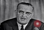 Image of Lyndon B Johnson Washington DC USA, 1964, second 51 stock footage video 65675034297