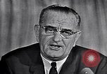 Image of Lyndon B Johnson Washington DC USA, 1964, second 52 stock footage video 65675034297